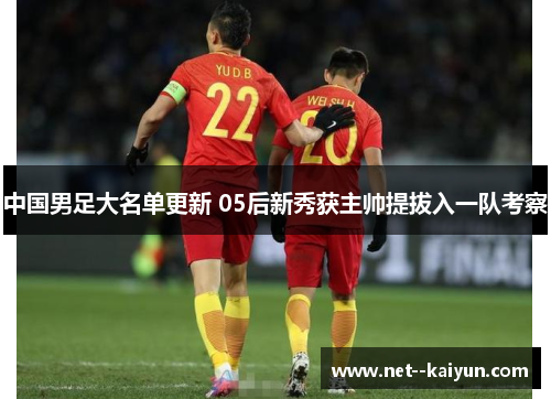 中国男足大名单更新 05后新秀获主帅提拔入一队考察 中国男足大名单更新 05后新秀获主帅提拔入一队考察